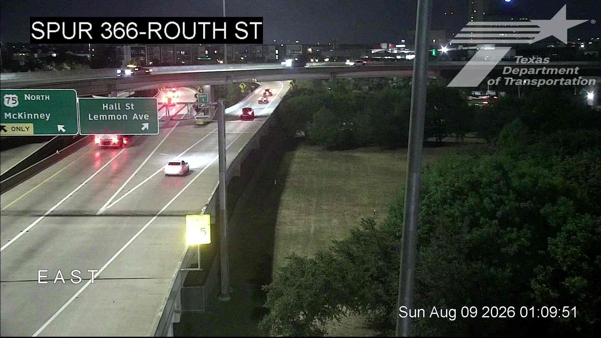 Live snapshot from Spur 366 @ Routh St.