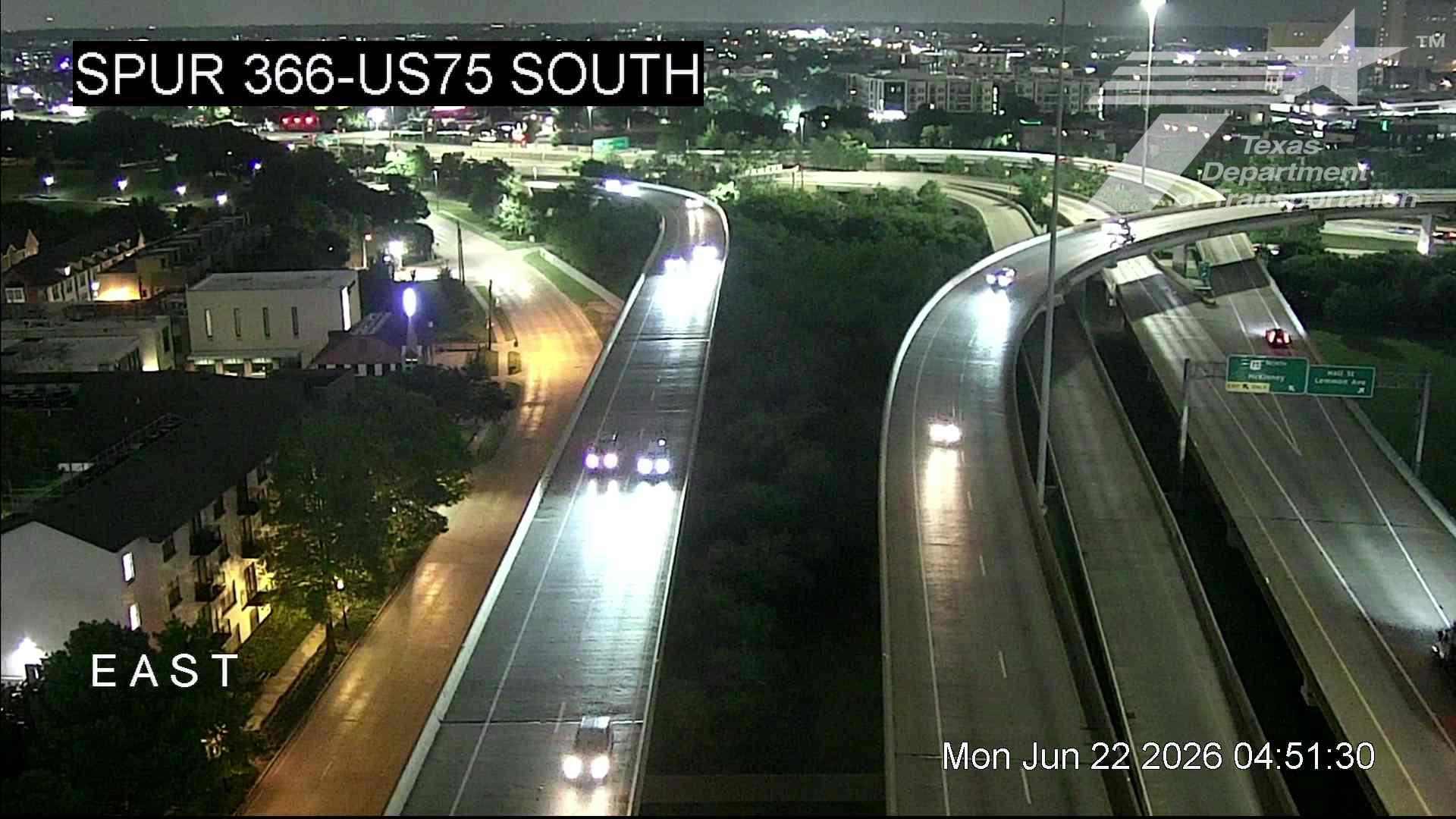 Live snapshot from Spur 366 @ US75 South