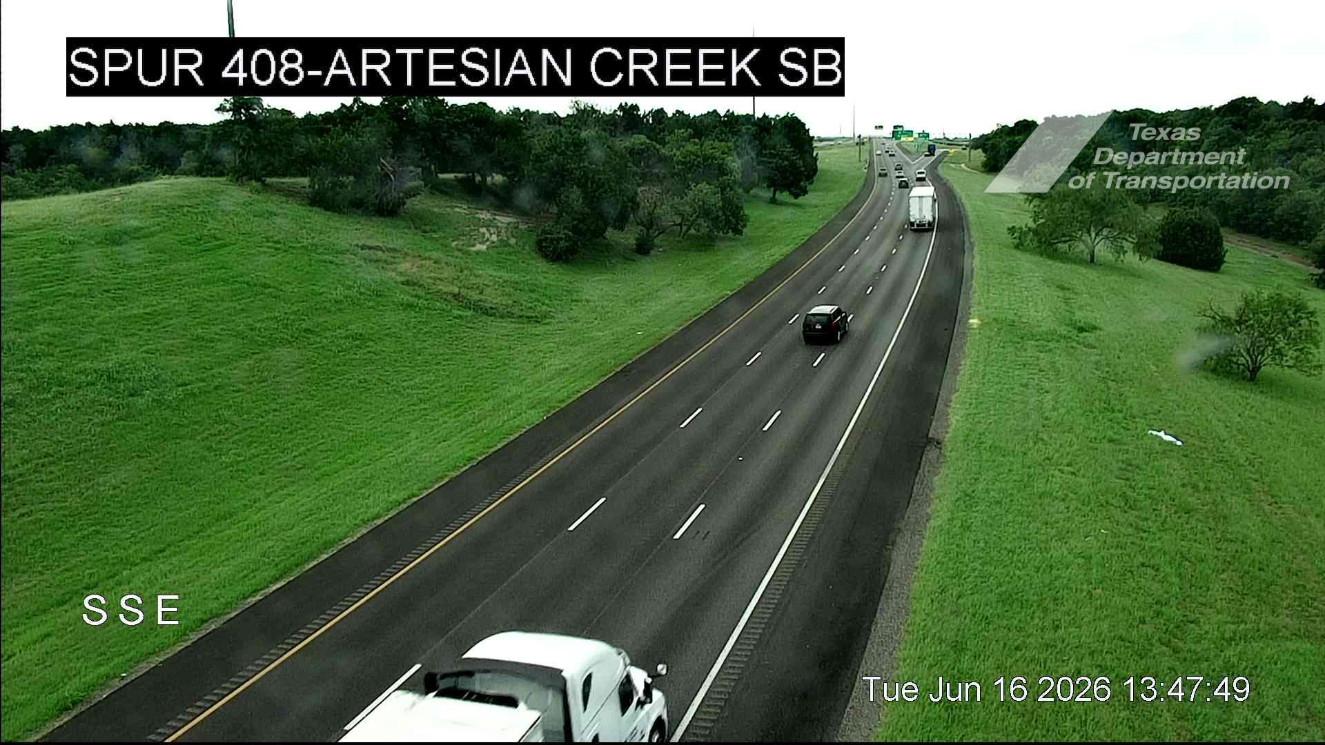 Live snapshot from Spur 408 @ Artesian Creek SB