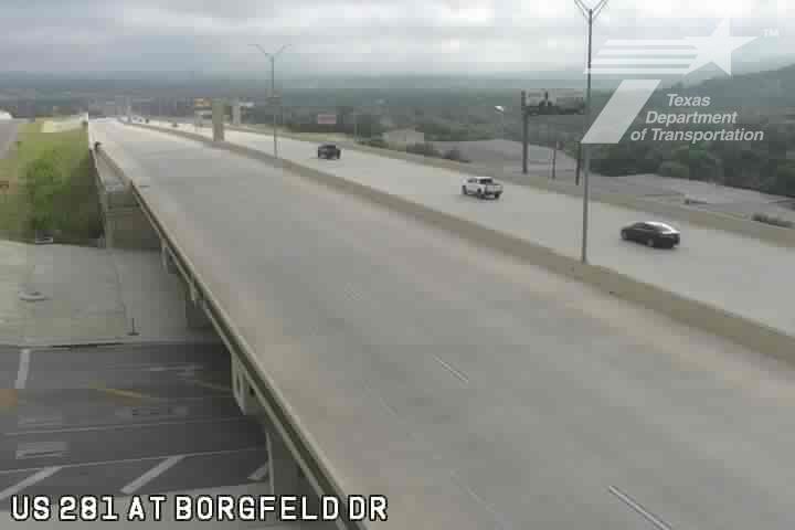 Live snapshot from US 281 at Borgfeld Dr