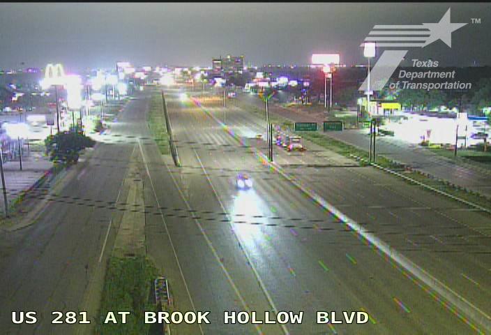 Live snapshot from US 281 at Brook Hollow Blvd