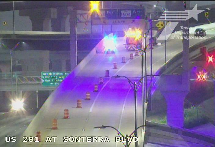 Live snapshot from US 281 at Sonterra Blvd