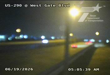 Live snapshot from US-290 @ West Gate Blvd
