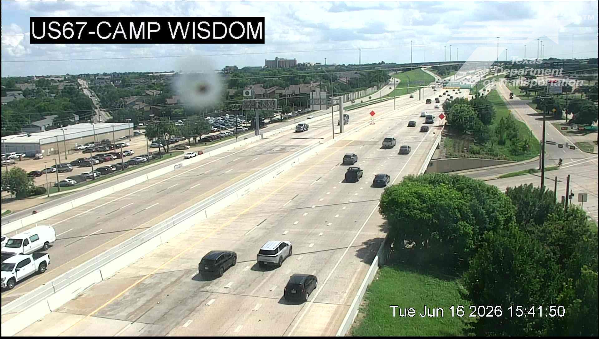 Live snapshot from US67 @ Camp Wisdom