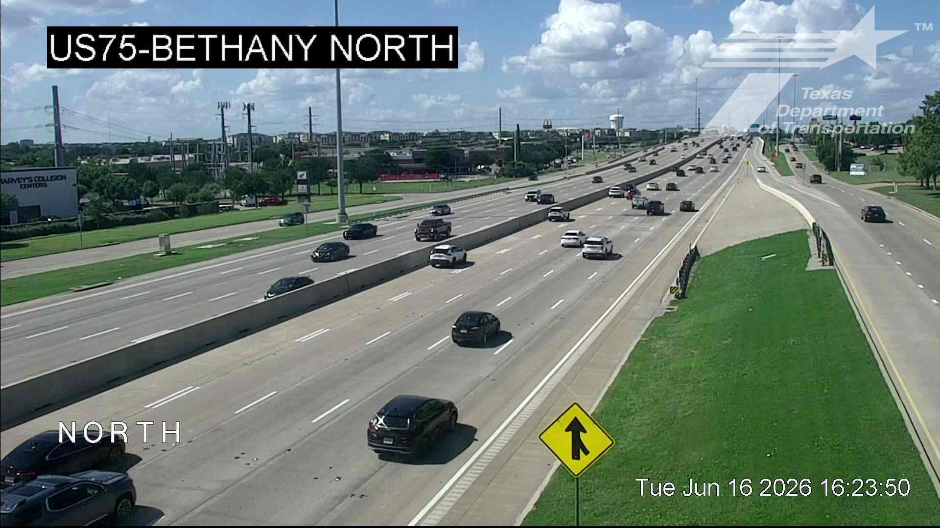 Live snapshot from US75 @ Bethany North