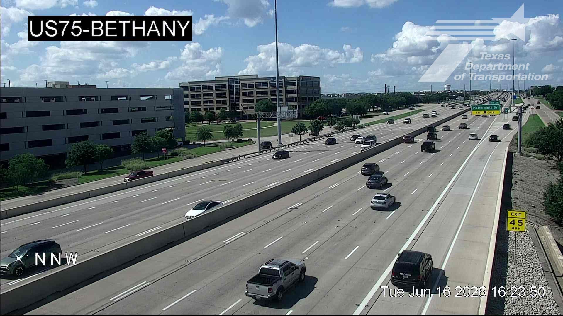 Live snapshot from US75 @ Bethany