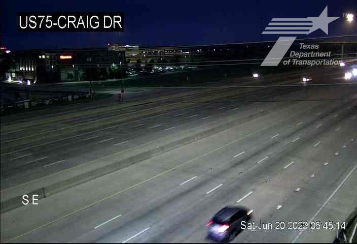 Live snapshot from US75 @ Craig Dr