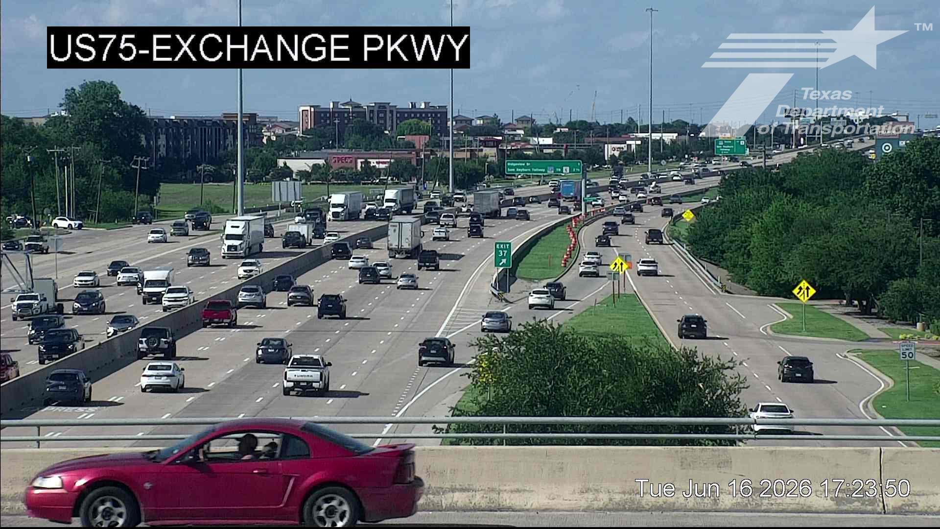 Live snapshot from US75 @ Exchange Pkwy