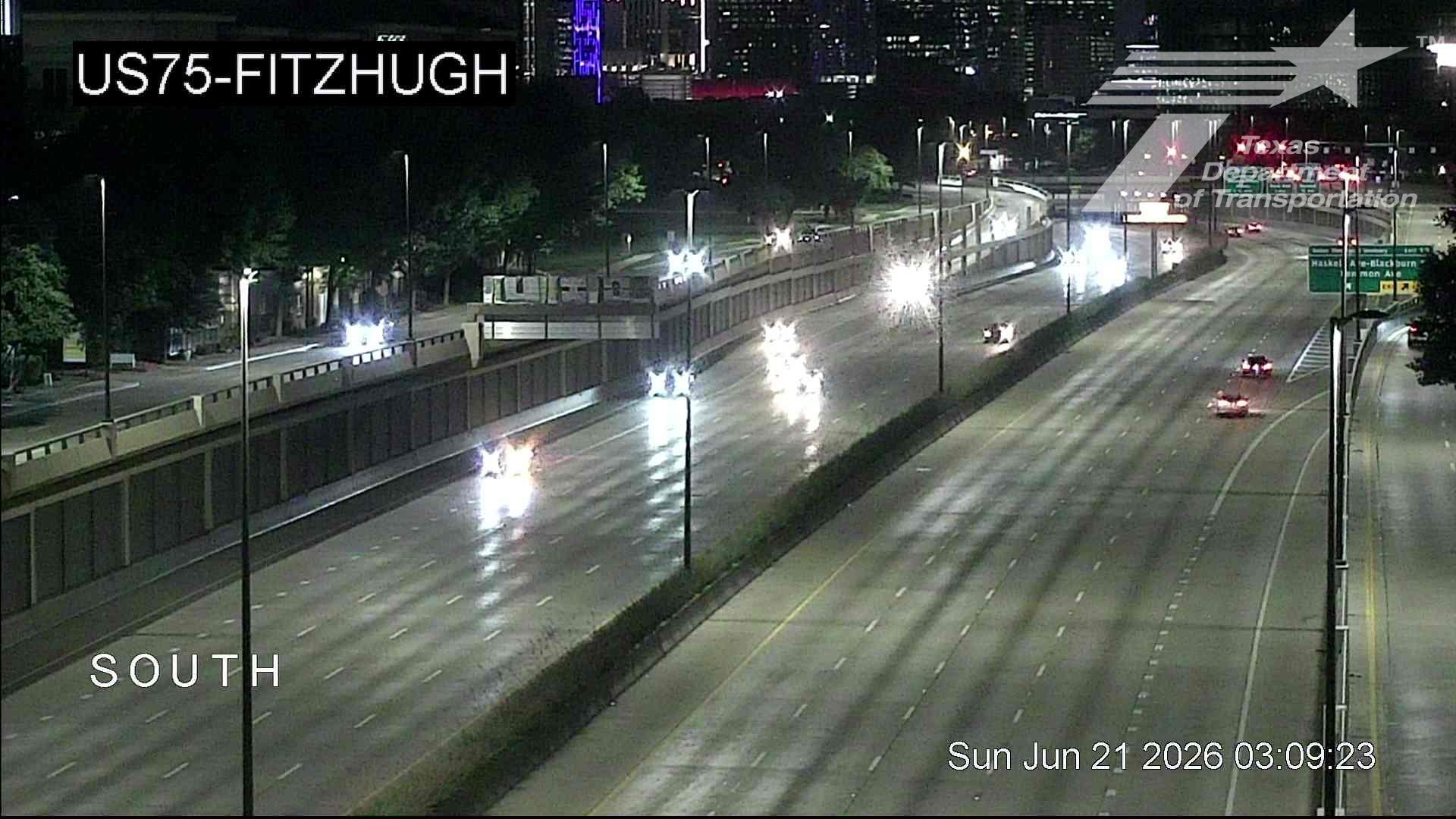 Live snapshot from US75 @ Fitzhugh