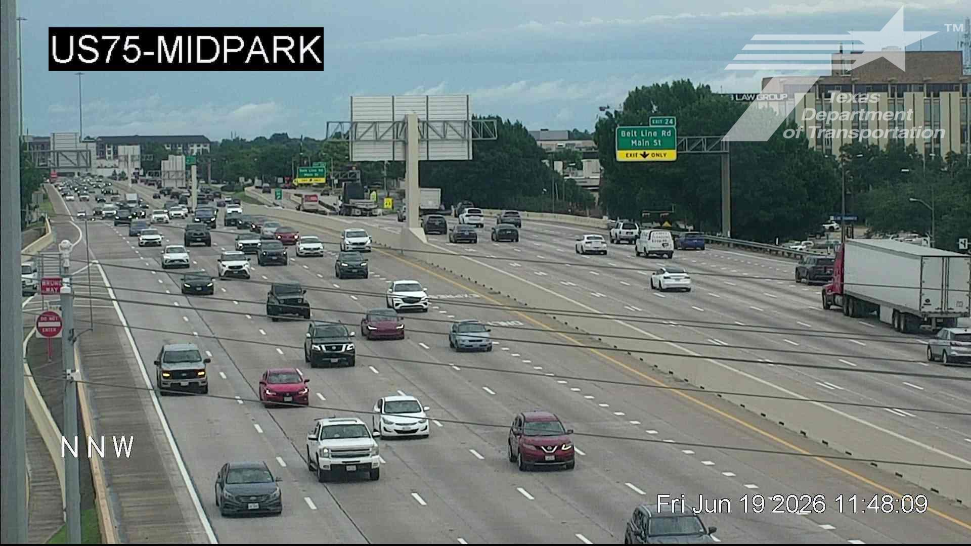 Live snapshot from US75 @ Midpark