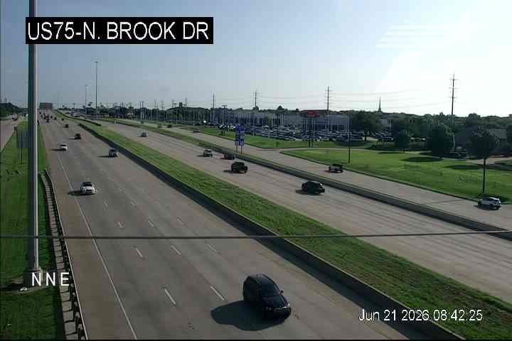 Live snapshot from US75 @ N. Brook Dr