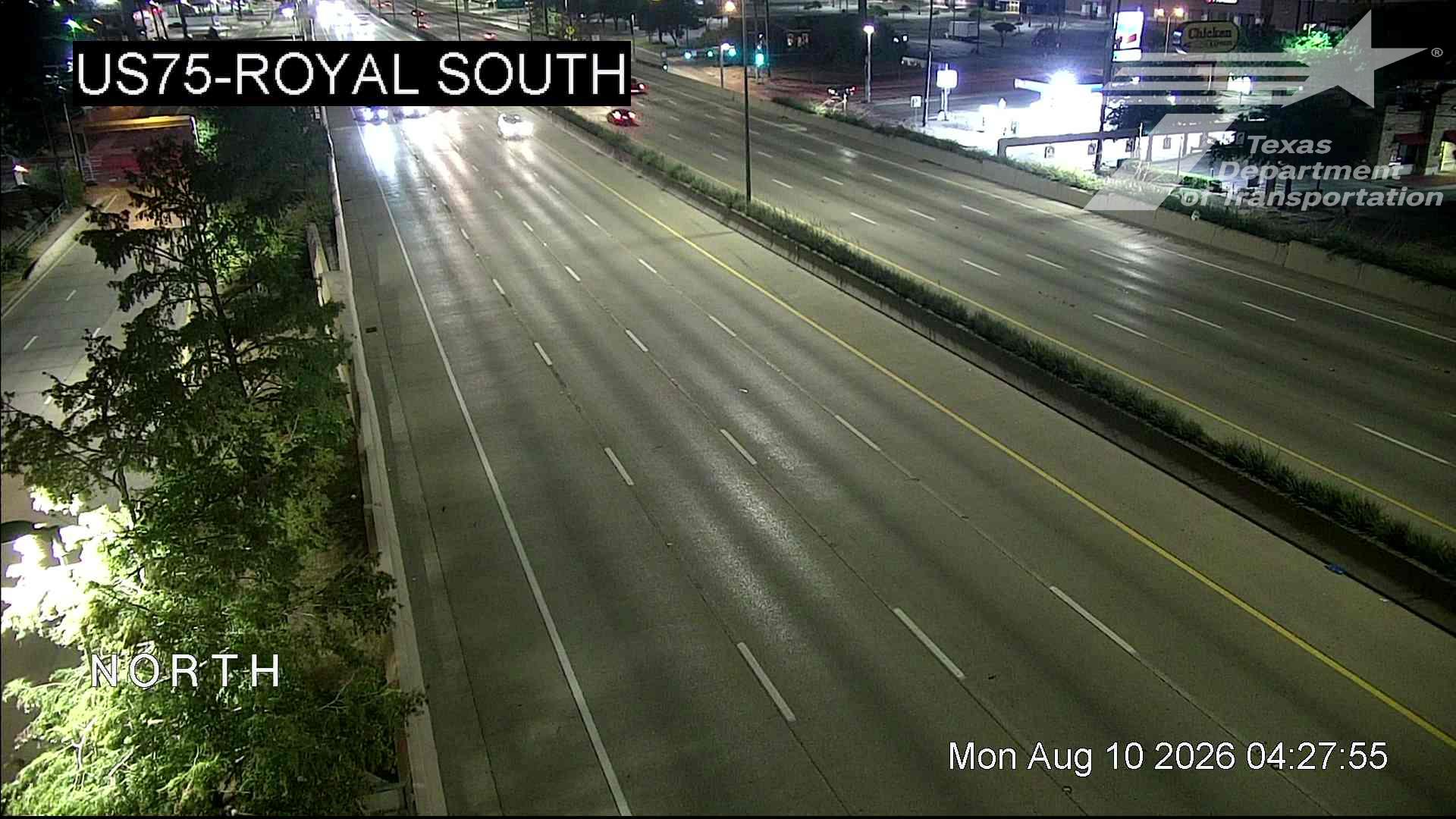 Live snapshot from US75 @ Royal South