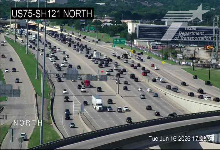 Live snapshot from US75 @ SH121 North