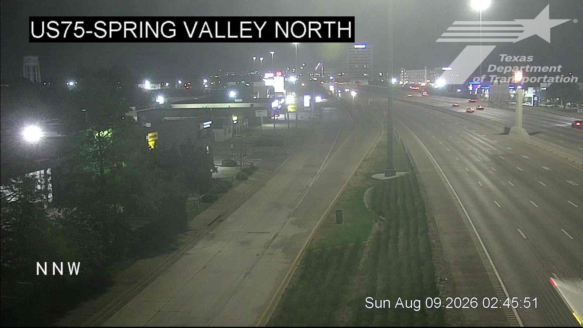 Live snapshot from US75 @ Spring Valley North