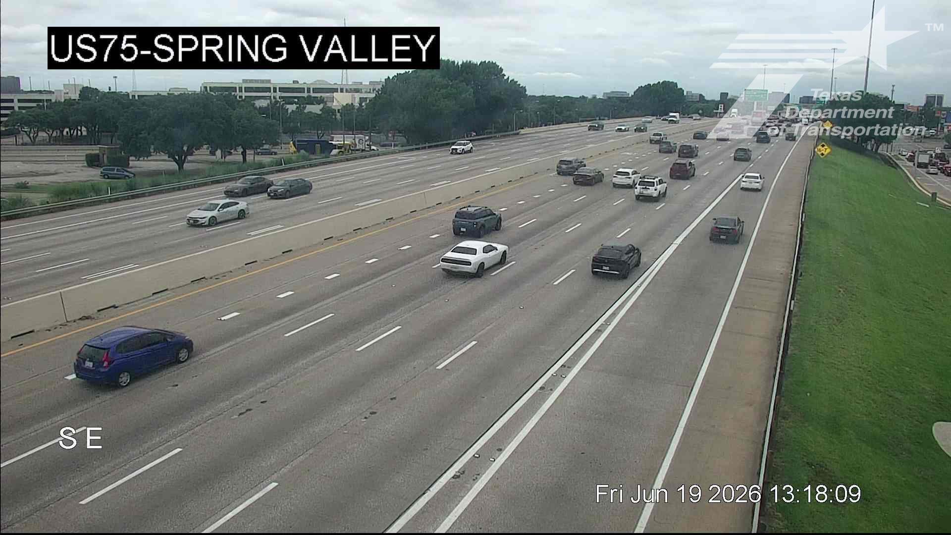 Live snapshot from US75 @ Spring Valley