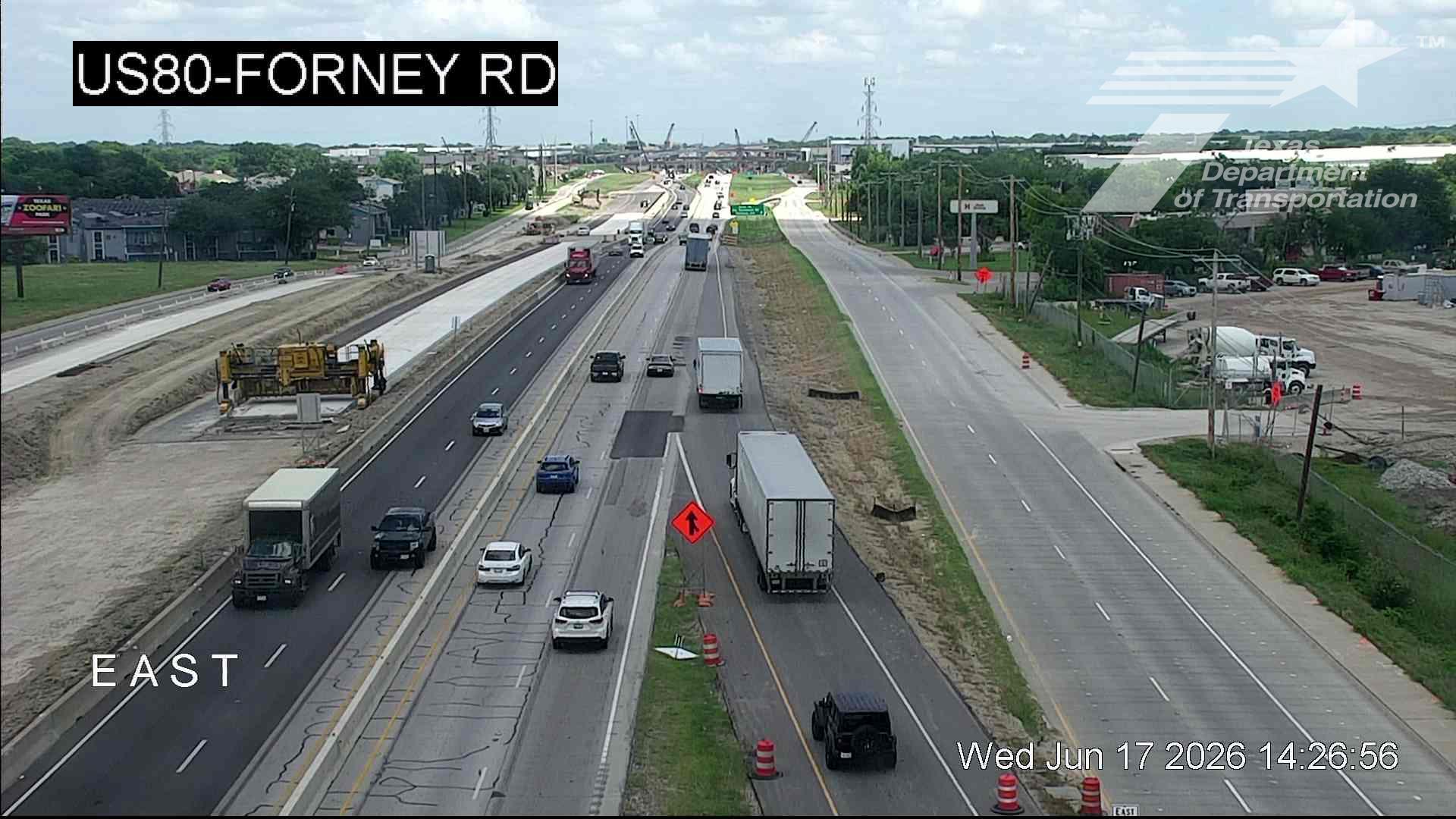 Live snapshot from US80 @ Forney Rd