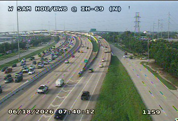 Live snapshot from W Sam Hou BW 8 @ IH-69 (N)